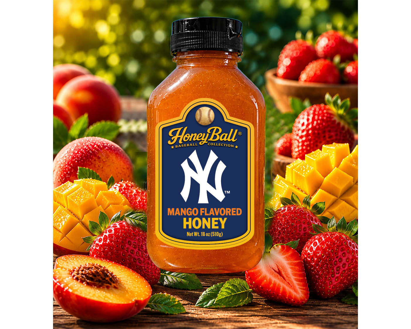 Yankees™ Mango Flavored Honey - Available Soon!