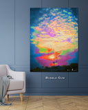 Bubble Gum Wall Print 60x40