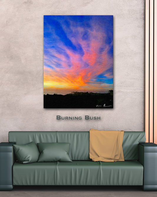 Burning Bush Wall Print 40x60
