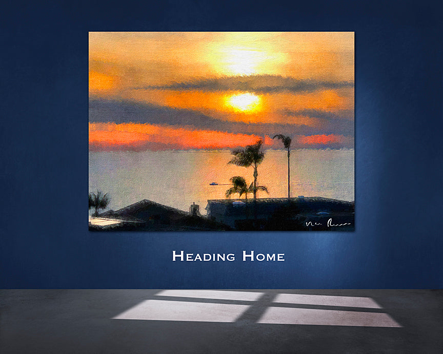 Heading Home Wall Print 60x40