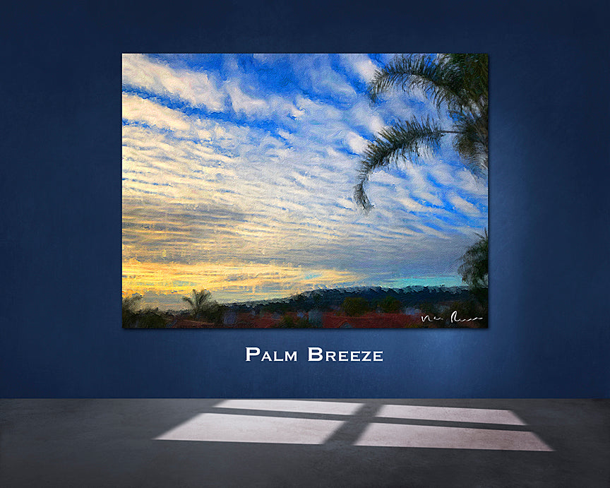 Palm Breeze Wall Print 60x40