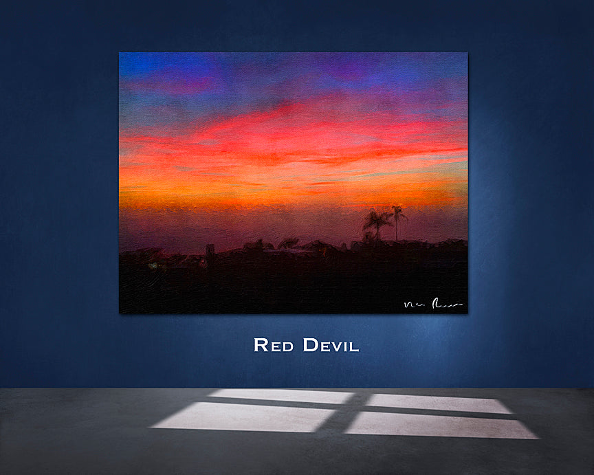 Red Devil Wall Print 60x40