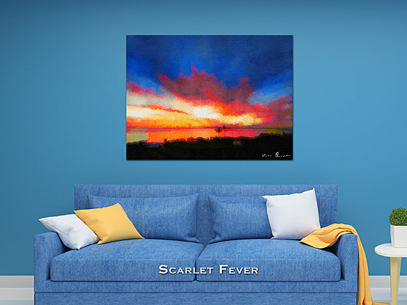 Scarlet Fever Wall Print 60x40