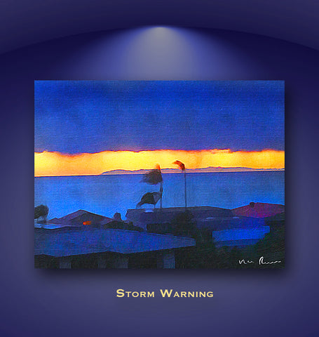 Storm Warning Wall Print 60x40