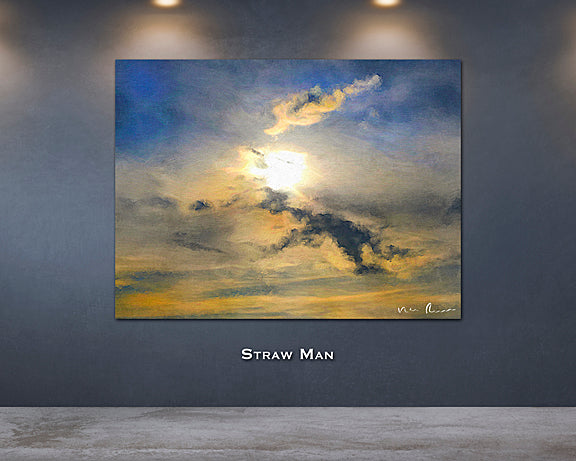 Straw Man Wall Print 60x40