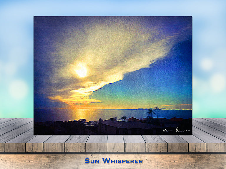 Sun Whisperer Wrapped Canvas Print