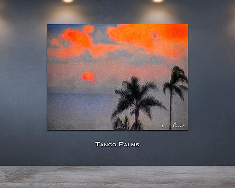 Tango Palms Wall Print 60x40