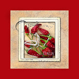 Italian Hot Chili Stamp Archival Luster Print