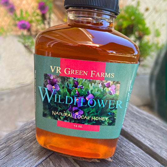 Natural Wildflower Honey Squeeze Jar