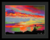 Brushstrokes - Framed Print