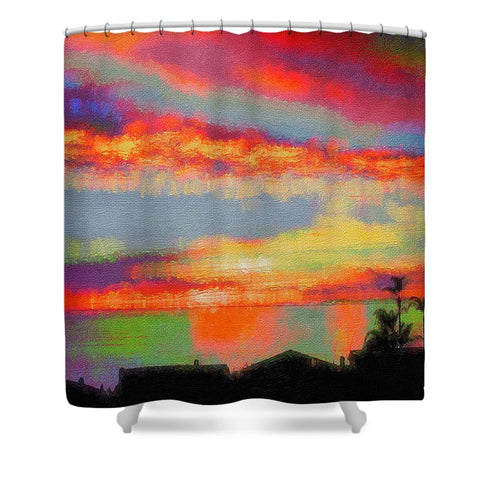 Brushstrokes - Shower Curtain