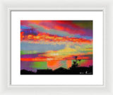 Brushstrokes - Framed Print