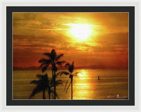 Catalina Horizon - Framed Print