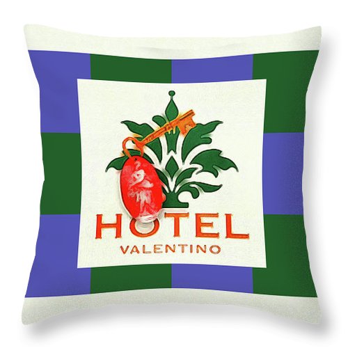 Hotel Valentino - Throw Pillow