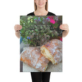 Daily Bread Wrapped Canvas Print