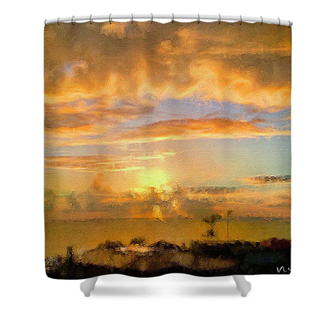 Painter's Landscape - Shower Curtain