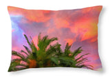 Palm Fire - Throw Pillow