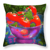 Ripe Tomatoes - Throw Pillow