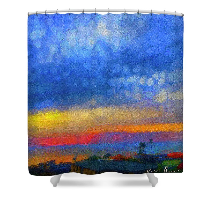 Twilight Blues - Shower Curtain