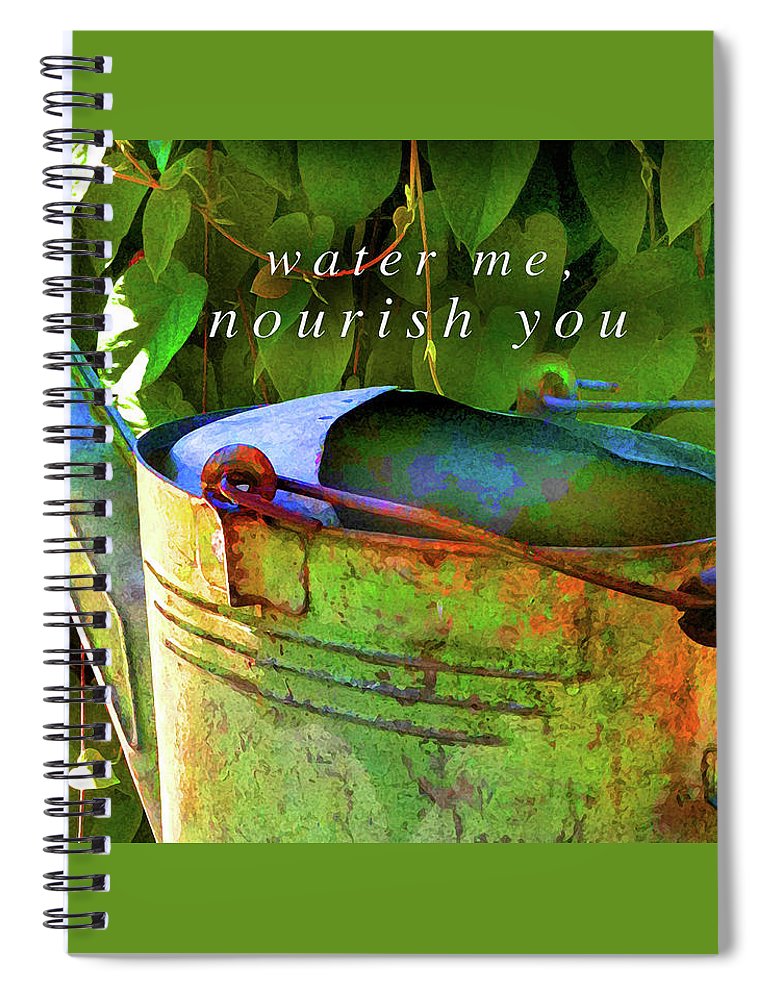 Watering Can - Spiral Notebook