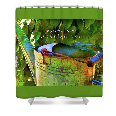 Watering Can - Shower Curtain
