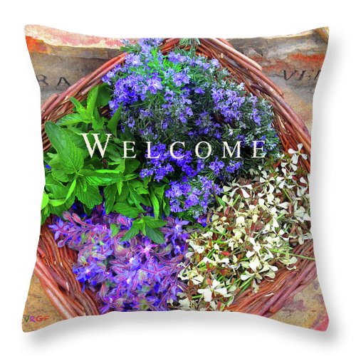 Welcome Basket - Throw Pillow